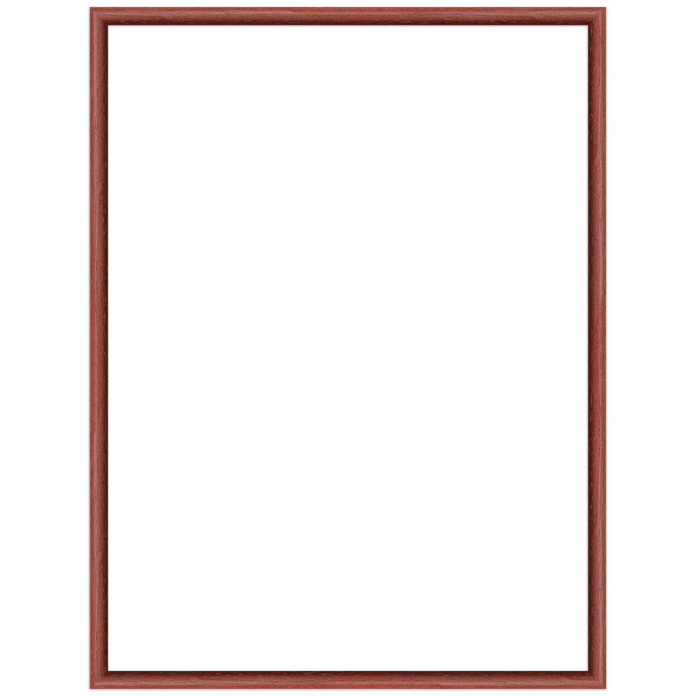 Der Bilderrahmen in Mahagoni in der Gesamtansicht