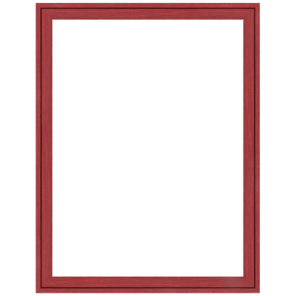 Bilderrahmen H120 Rot gemasert