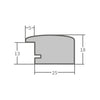 Bilderrahmen H220 Gelb