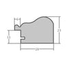 Bilderrahmen H390 Creme