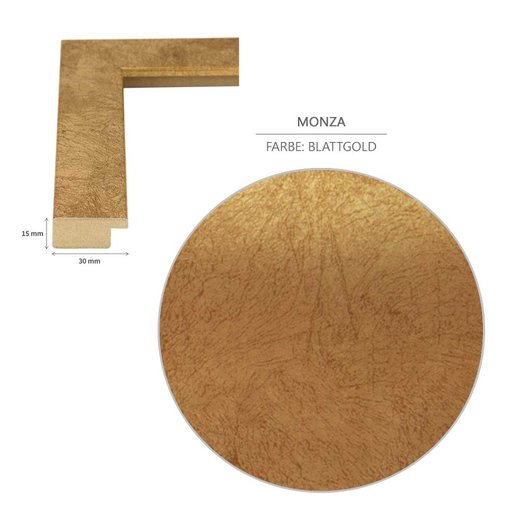 Bilderrahmen Monza Blattgold