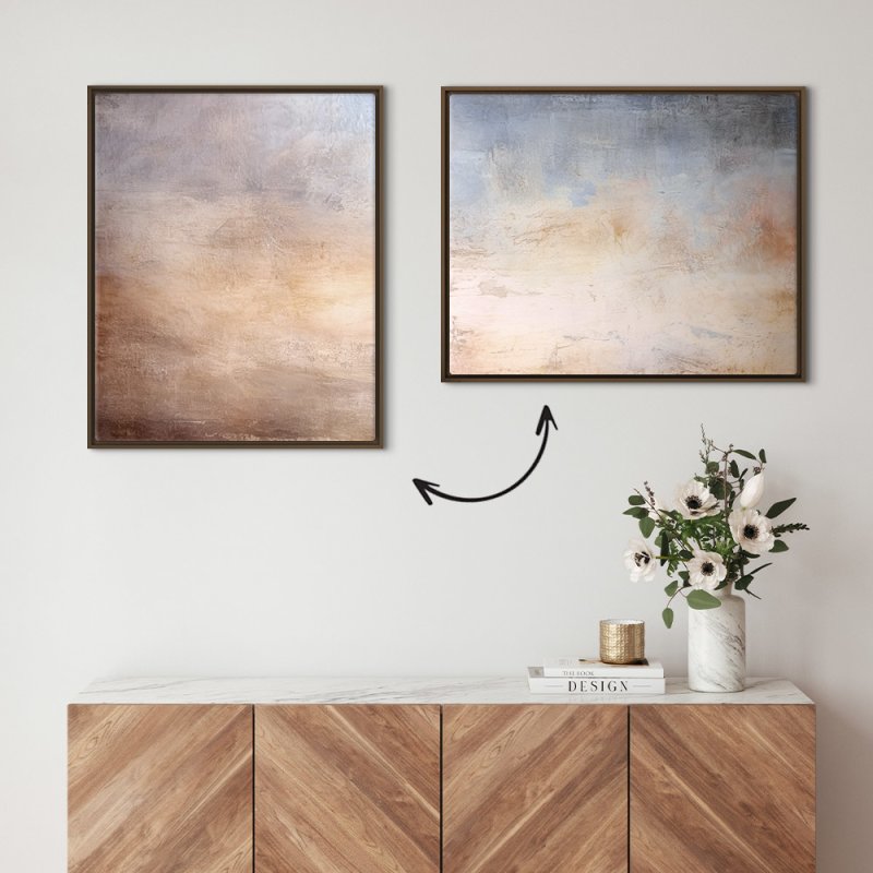 SALE Schattenfugenrahmen Flexi Braun (matt)