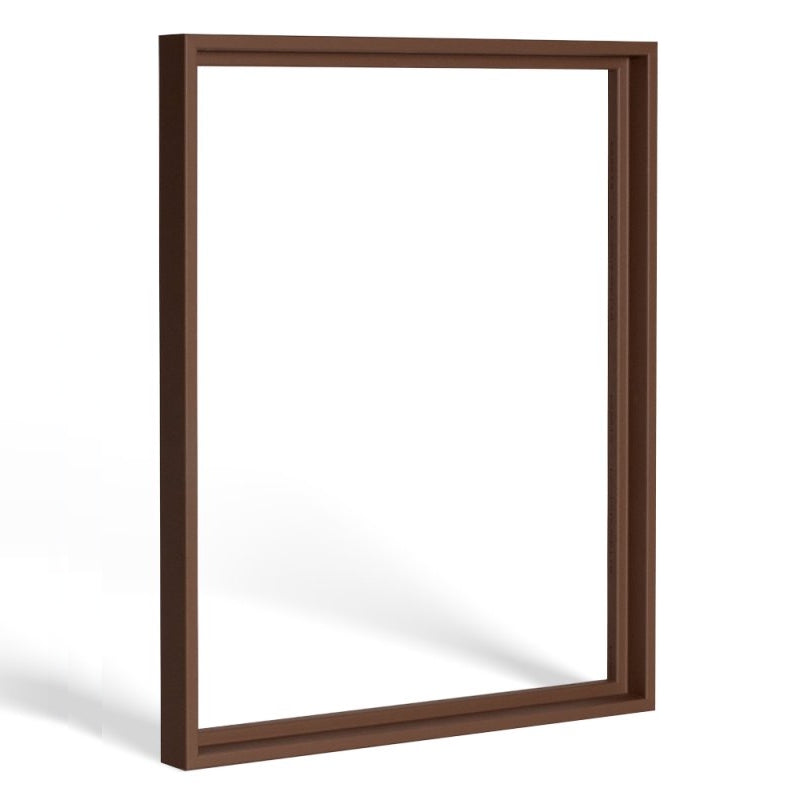 Schattenfugenrahmen Lemgo Braun (matt)