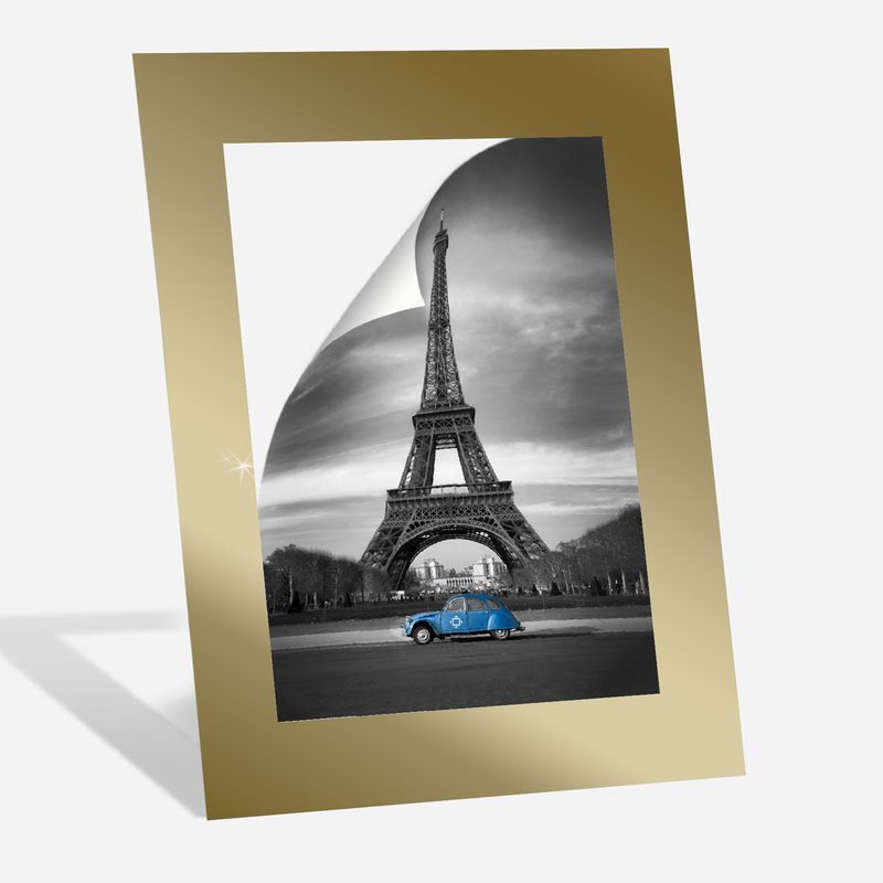 Passepartout mit Bild des Eifelturms 