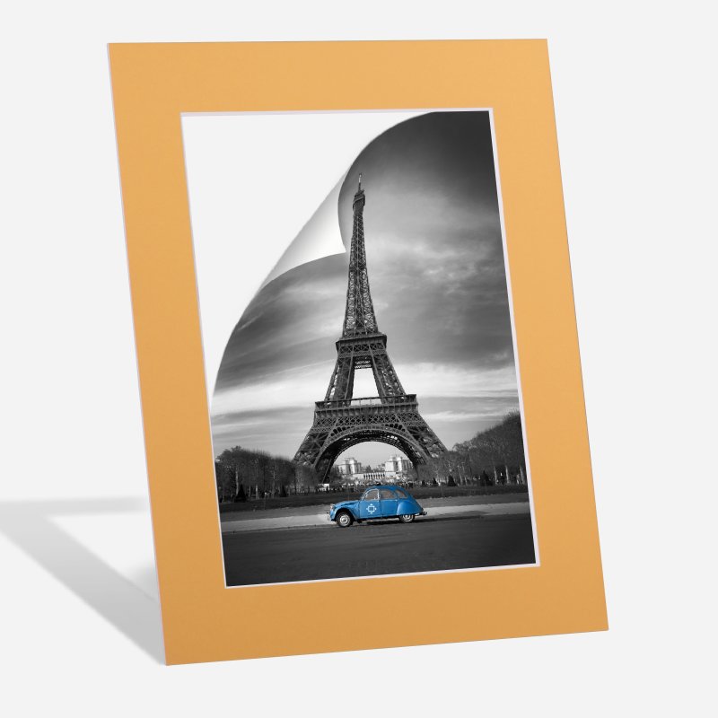 Passepartout mit Bild des Eifelturms 