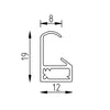 Kunststoffrahmen S3 Silber