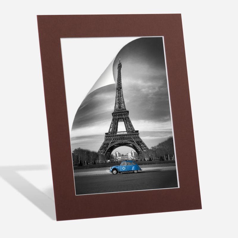 Passepartout mit Bild des Eifelturms 