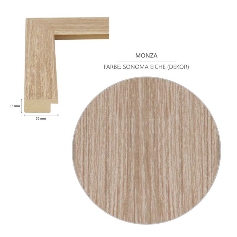 Bilderrahmen Monza Sonoma Eiche
