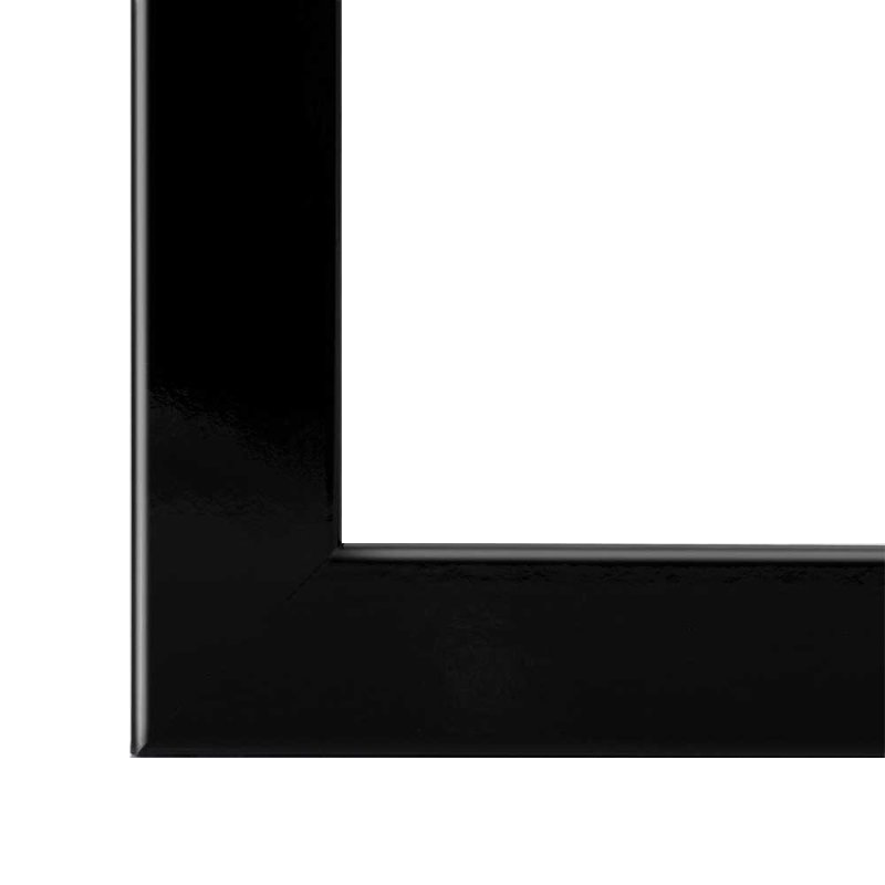 Bilderrahmen Monza Schwarz (Hochglanz)