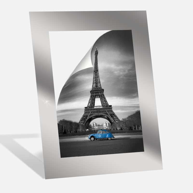 Passepartout mit Bild des Eifelturms 