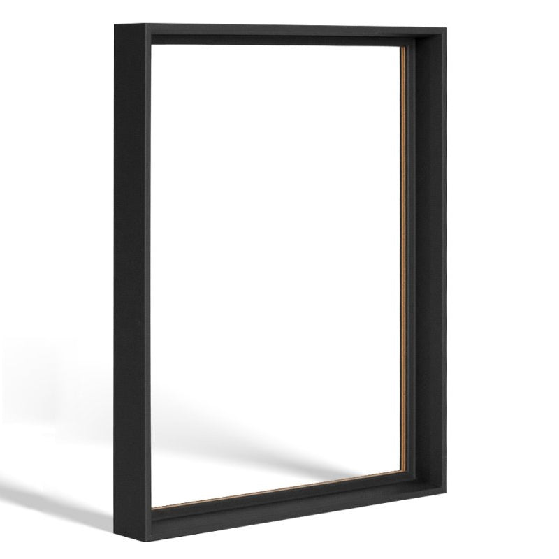 Der Schattenfugenrahmen in Schwarz matt