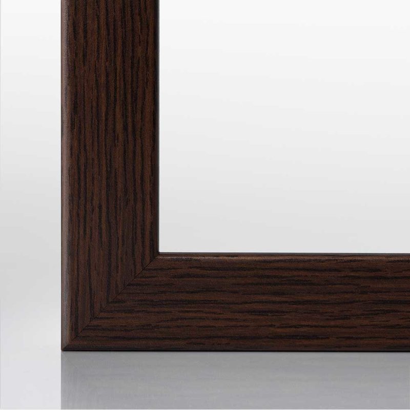 Doppelglasrahmen Monza Dunkelbraun (Wenge)