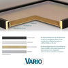 Objektrahmen Vario 36 Mattsilber