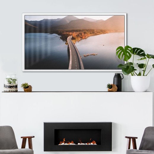 SALE Schattenfugenrahmen Gladi 5 Weiß (matt)