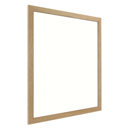 Seitenansicht eines Massivholz Rahmens in Eiche Natur