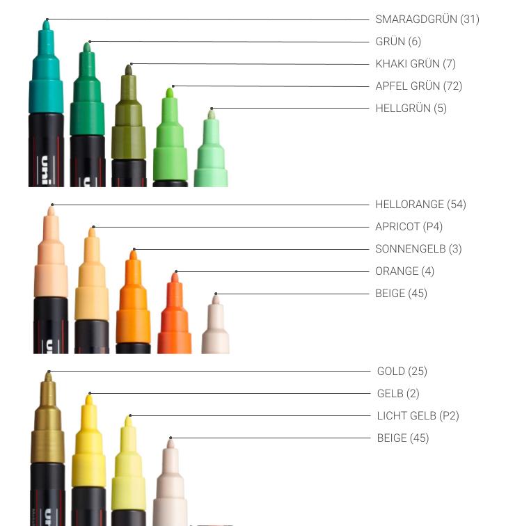 Posca Marker PC-5M, Rundspitze mittelfein, Strichbreite: 1,8-2,5 mm