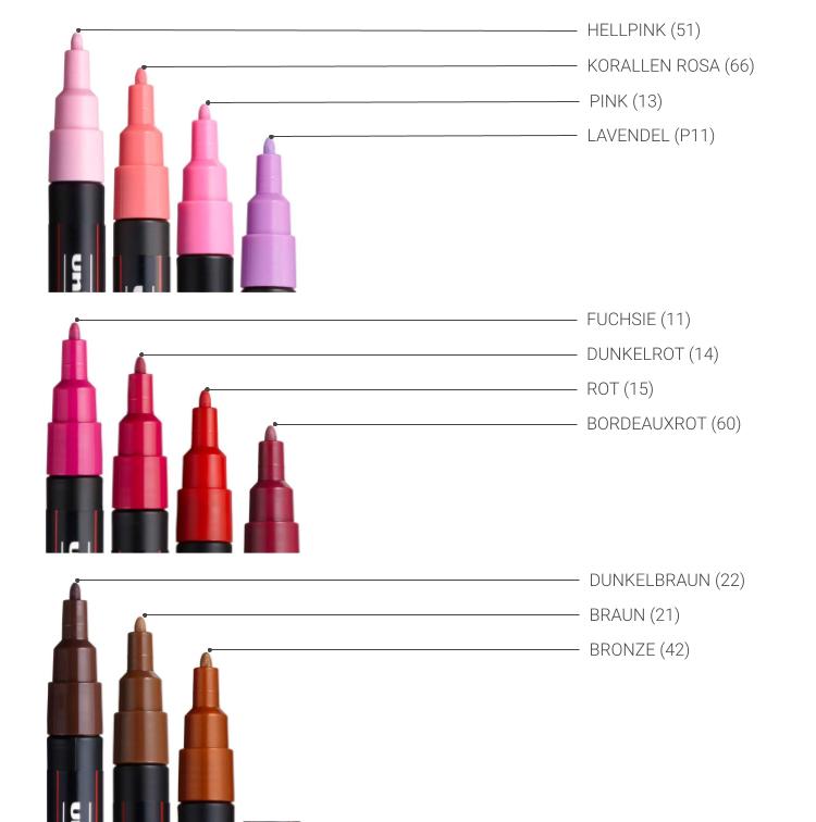 Posca Marker PC-5M, Rundspitze mittelfein, Strichbreite: 1,8-2,5 mm