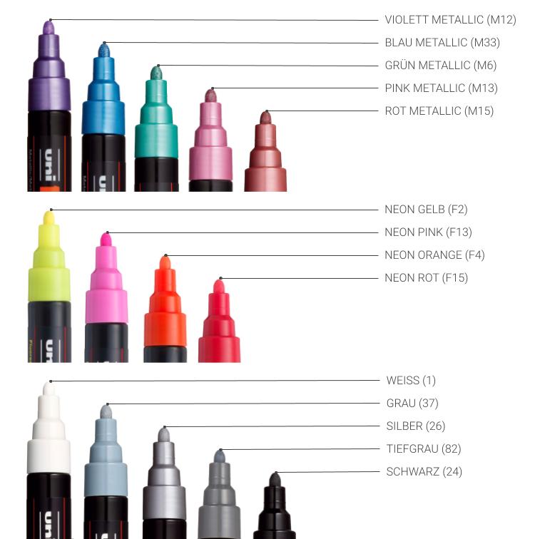 Posca Marker PC-3M, Rundspitze fein, Strichbreite: 0,9-1,3 mm