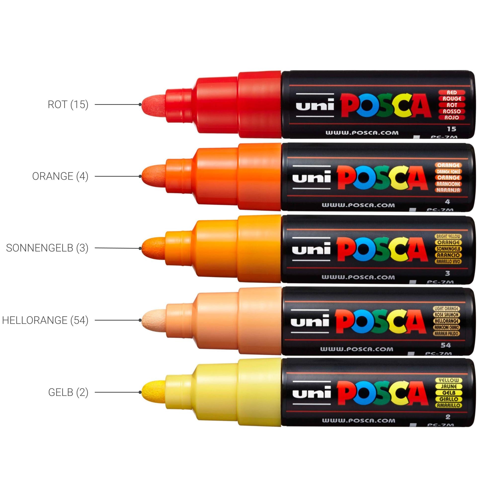 Posca Marker PC-7M, breite Spitze, Strichbreite: 4,5-5,5 mm