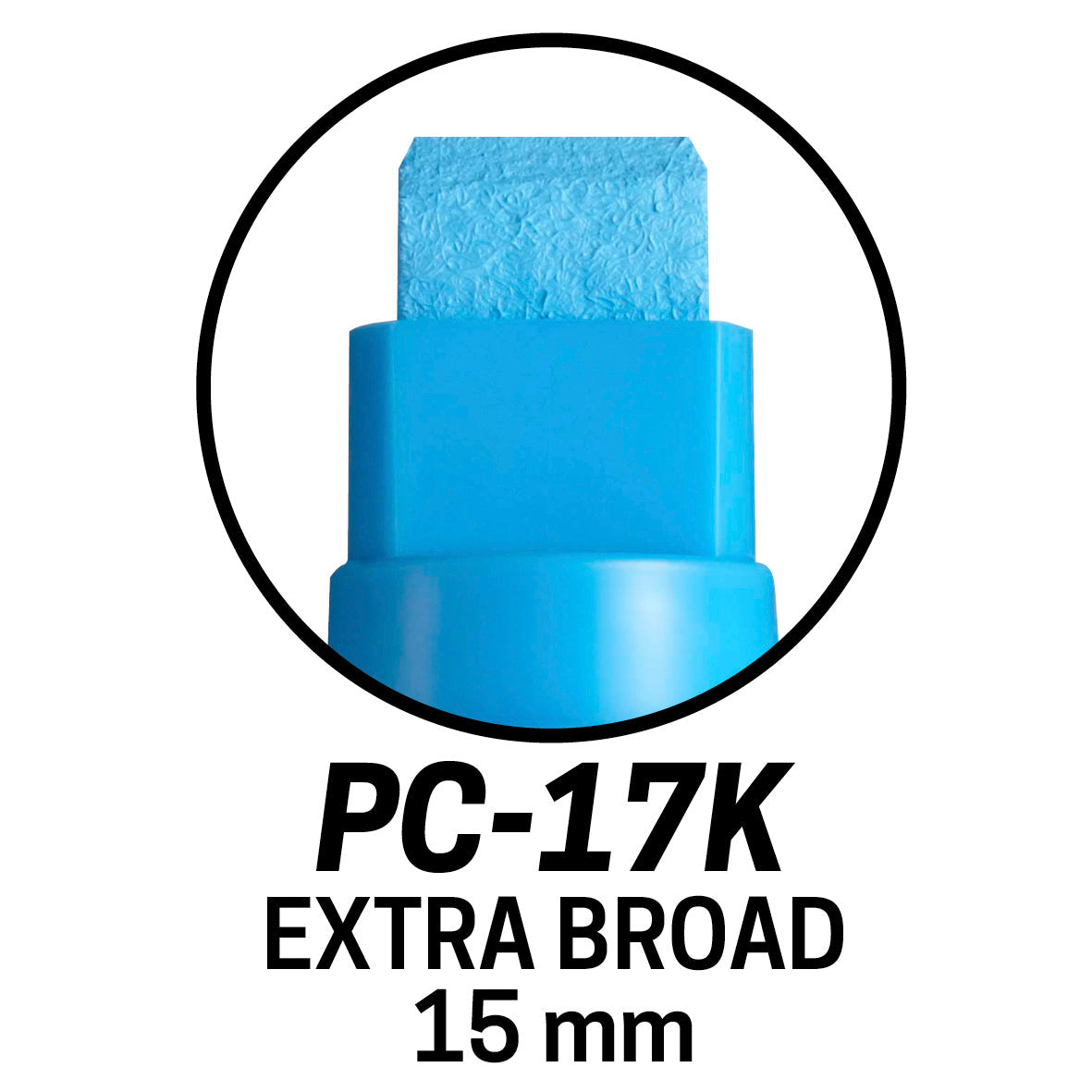 Posca Marker PC-17K, extra breite Spitze, Strichbreite: 15 mm