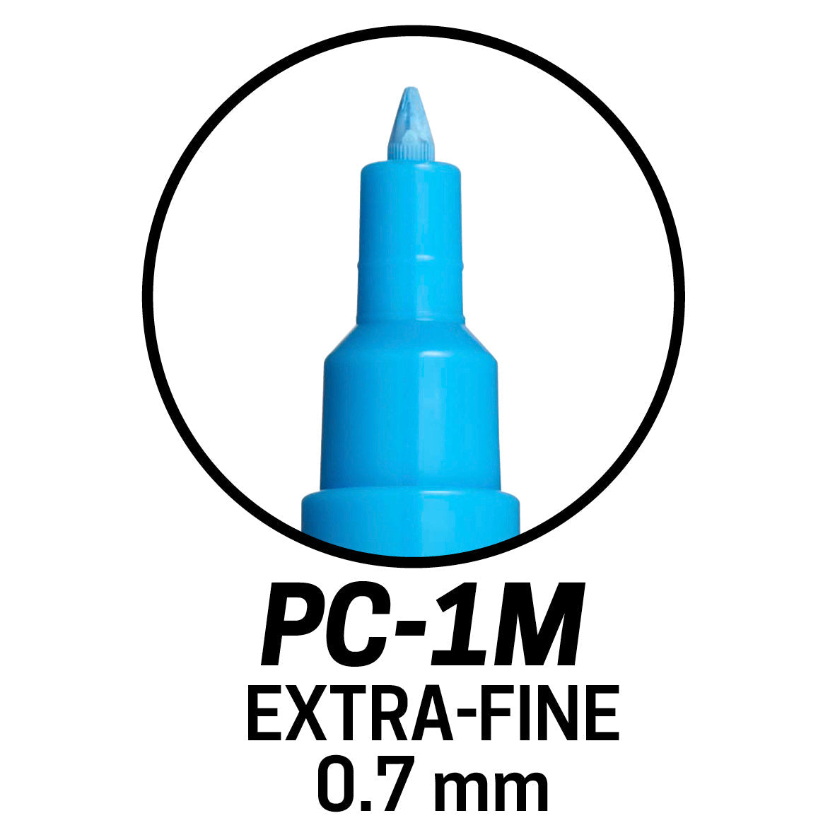 Posca Marker PC-1MC, Rundspitze extra-fein, Strichbreite: 0,7-1 mm